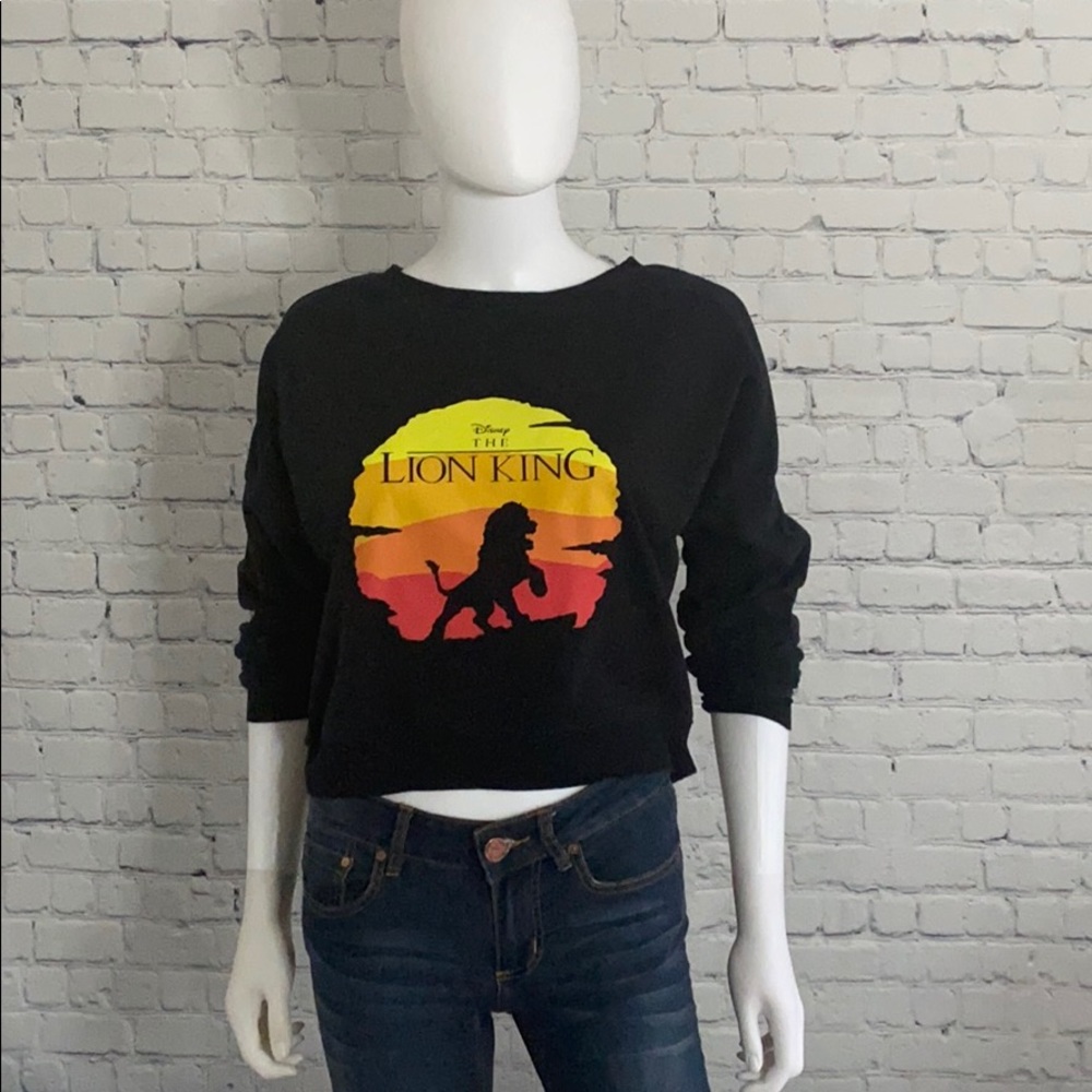 Walt Disney Black Graphic Sweatshirt The Lion King - Picture 4 of 7